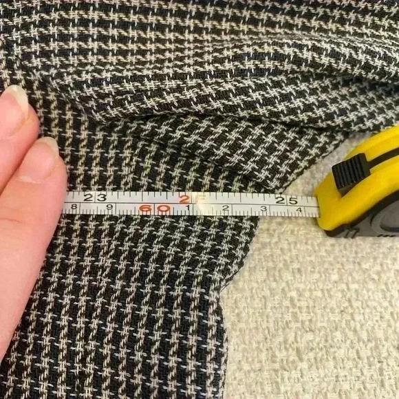 GIORGIO ARMANI Men's Pure Virgin Wool Plaid Sport Blazer Gray Size 44L - Picture 10 of 13